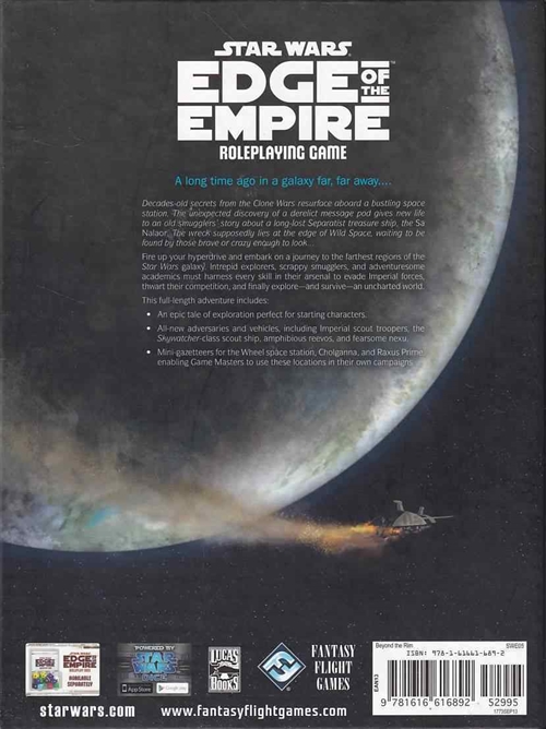Star Wars Edge of the Empire - Beyond the Rim (B Grade) (Genbrug)